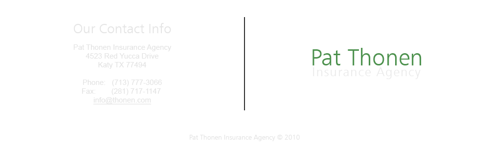 Contact Pat Thonen Insurance Agency